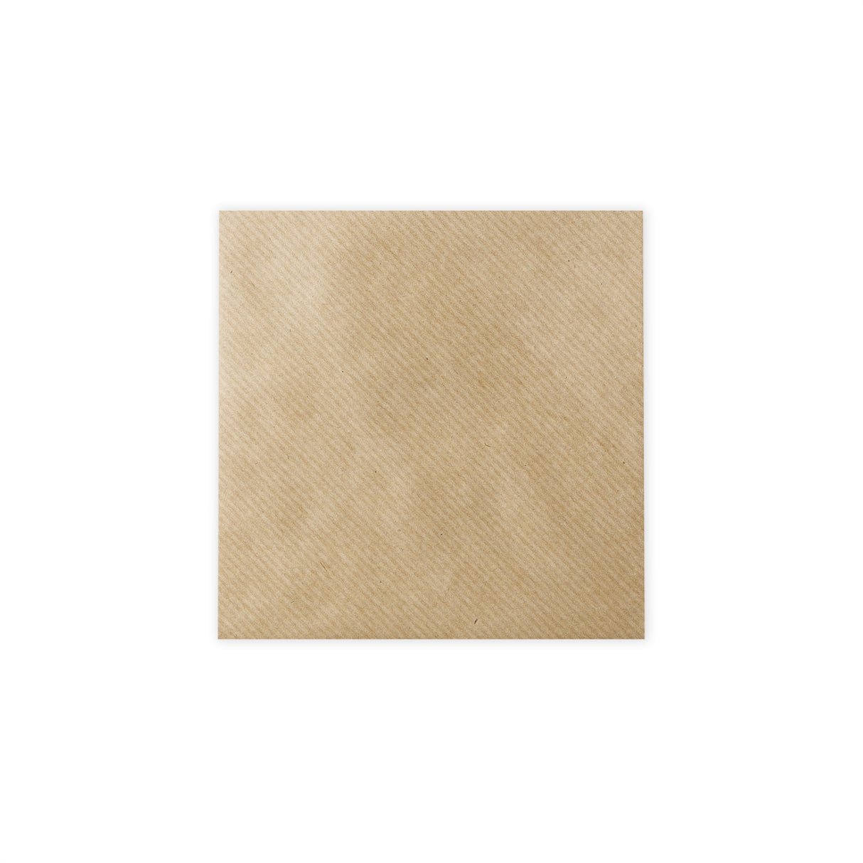 Sobre kraft estriado 130x130 mm