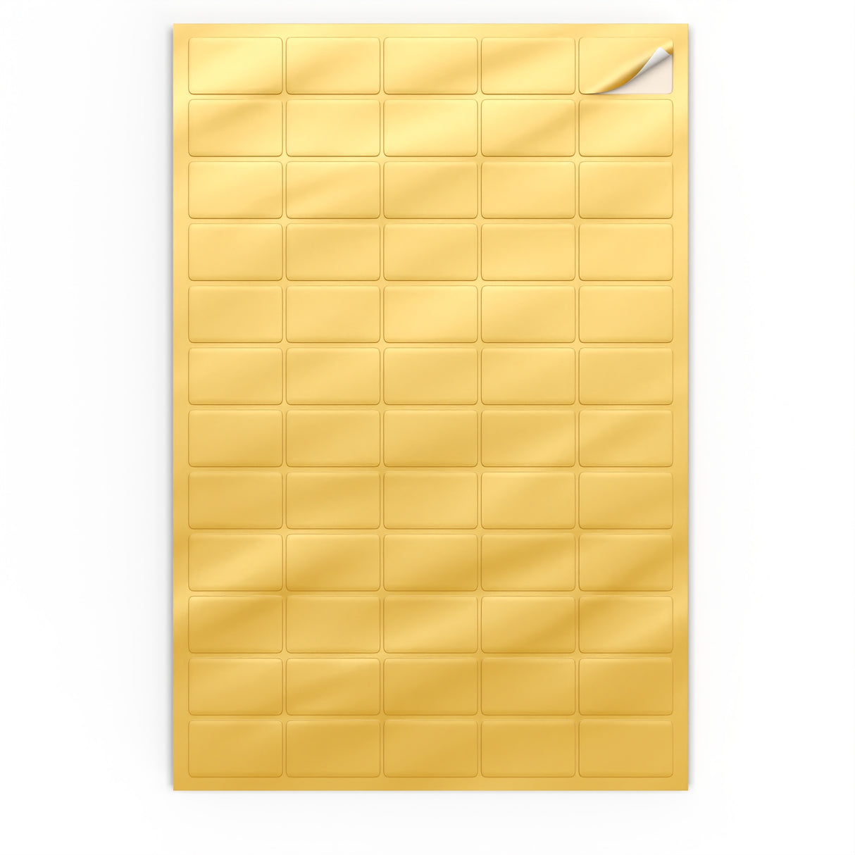 Etiquetas adhesivas rectangulares