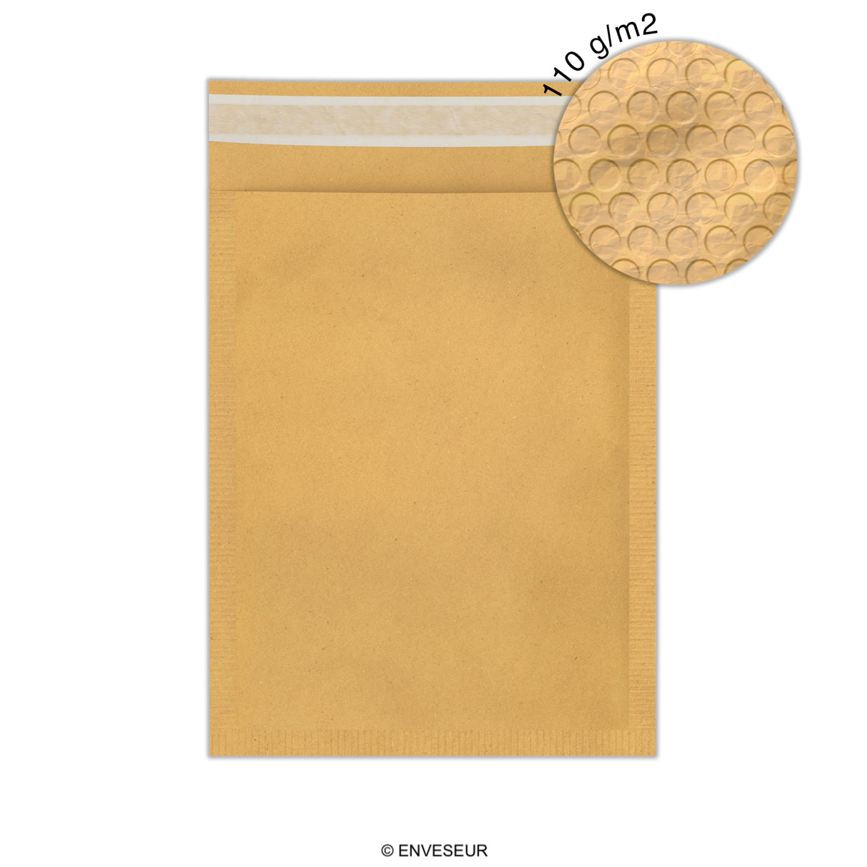 Bolsas acolchadas Kraft con burbujas - Baratas