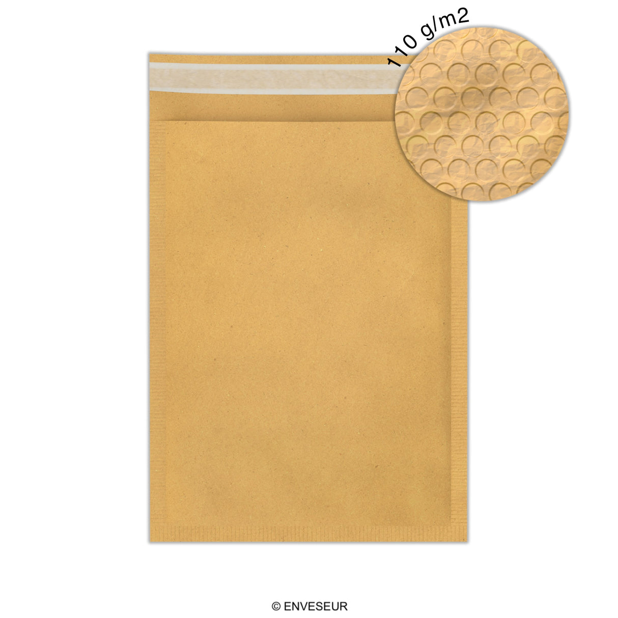 Bolsas acolchadas Kraft con burbujas - Baratas