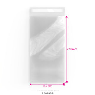 Bolsas de celofán sin encabezado (PPO)