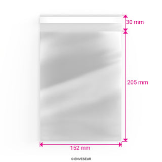 Bolsas de celofán sin encabezado (PPO)