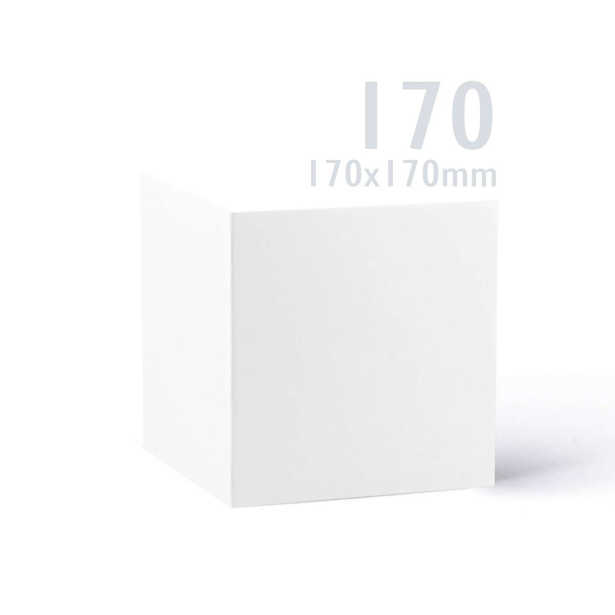 Pack de tarjetas de 300 g/m² y sobres blancos de 100g/m² con textura lisa