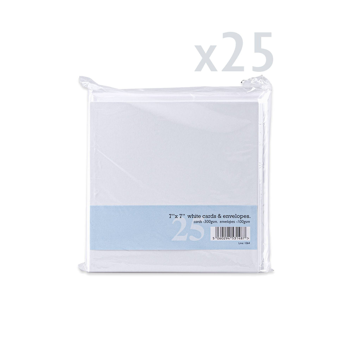 Pack de tarjetas de 300 g/m² y sobres blancos de 100g/m² con textura lisa