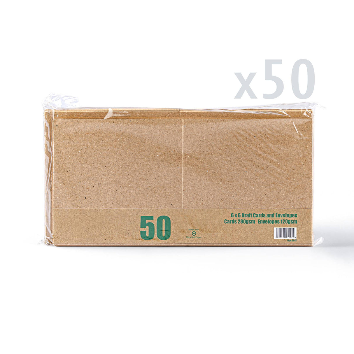 Pack de tarjetas y sobres kraft