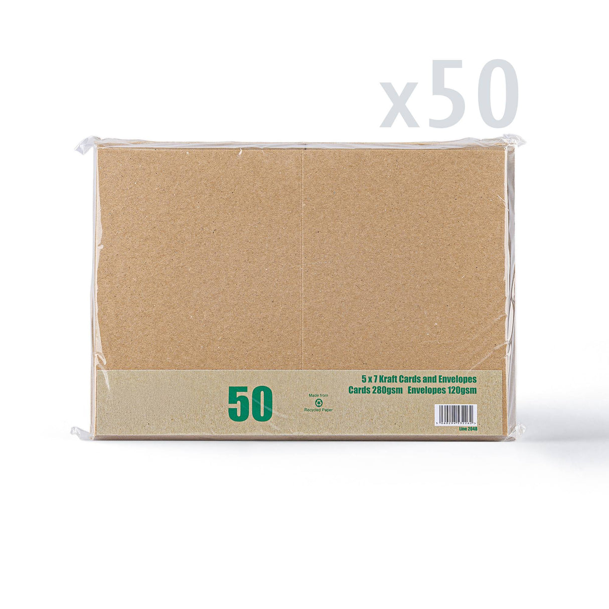 Pack de tarjetas y sobres kraft