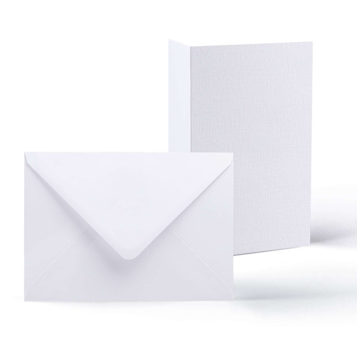 Pack de tarjetas y sobres con textura lino