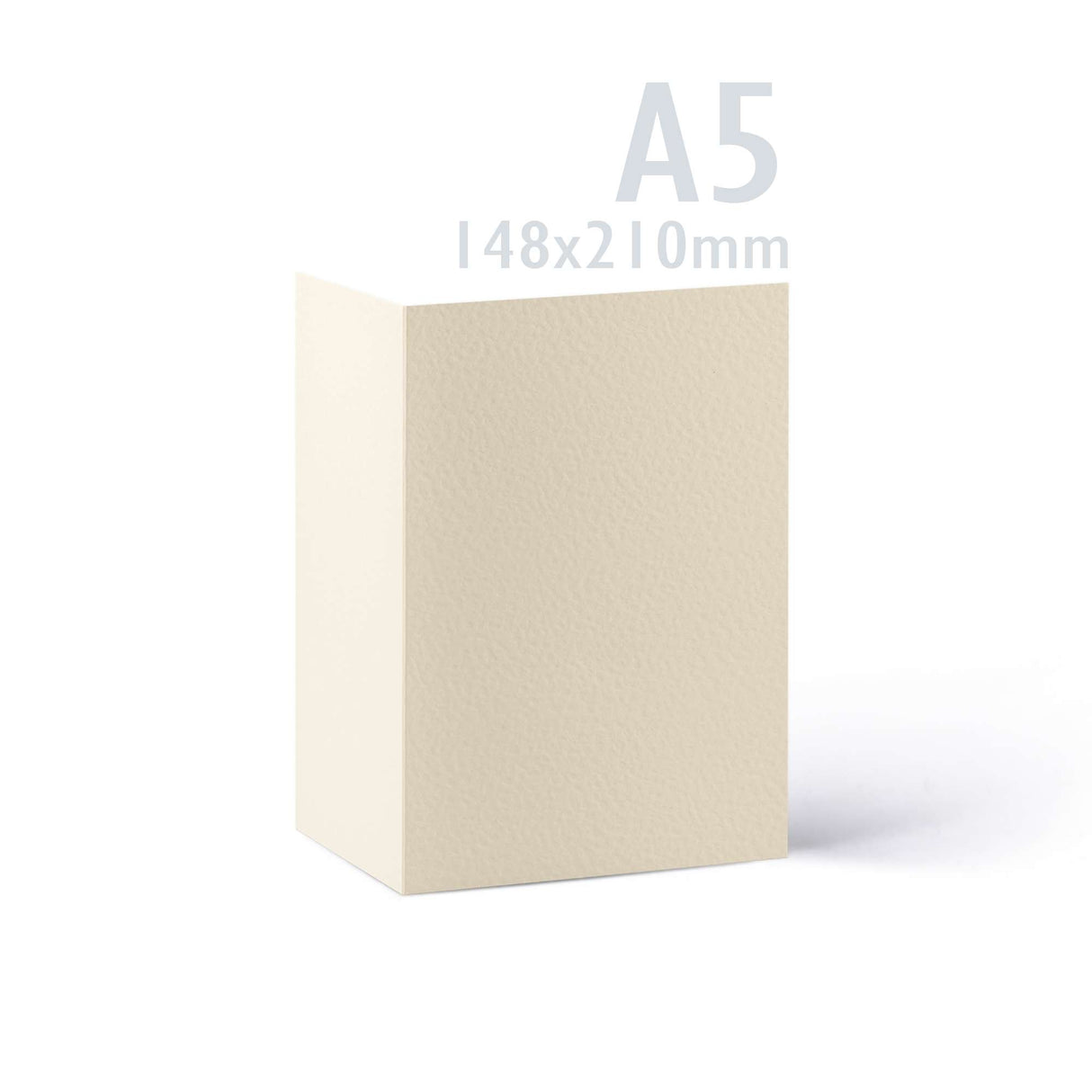 Pack de tarjetas y sobres con textura martillada
