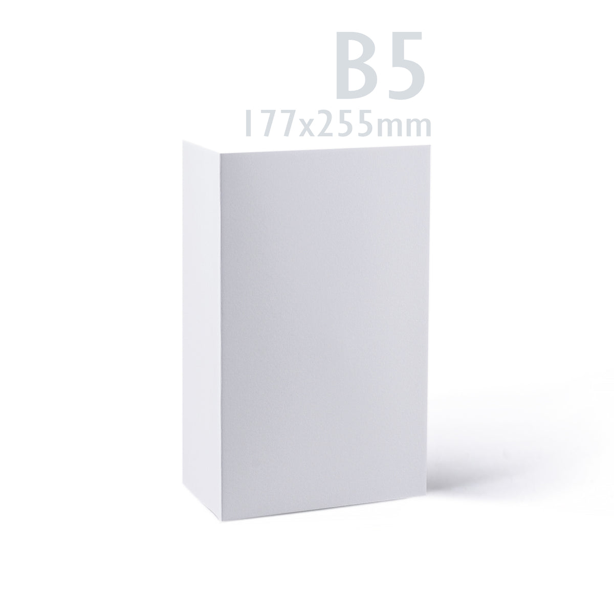 Pack de tarjetas de 300 g/m² y sobres blancos de 100g/m² con textura lisa