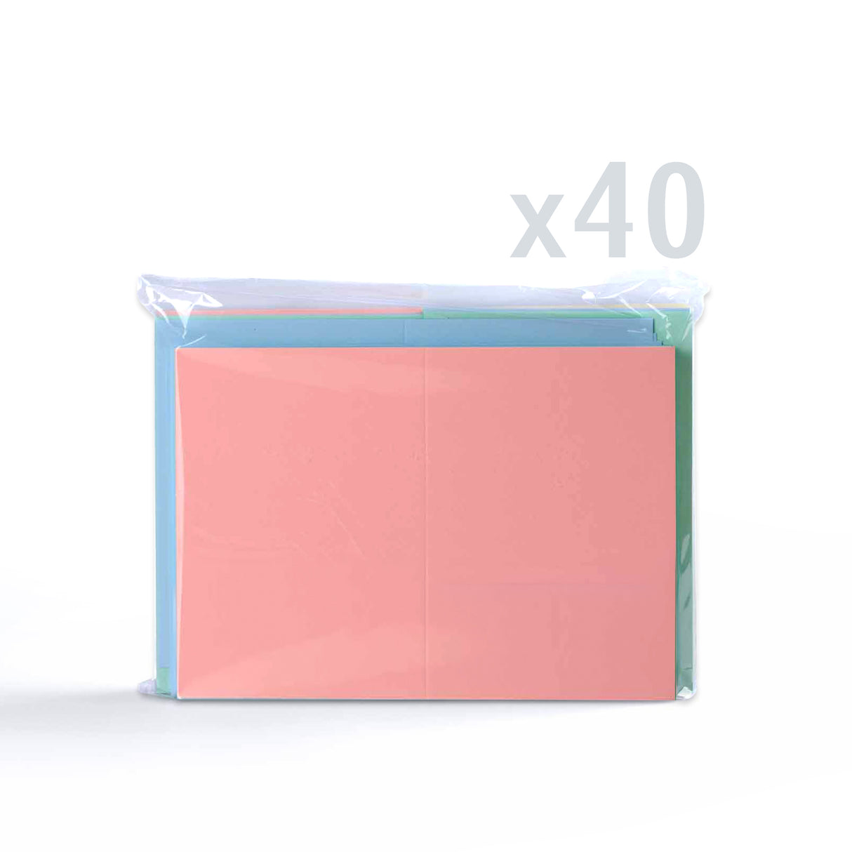 Pack colores pastel variados: tarjetas 225 g/m² y sobres 100 g/m²