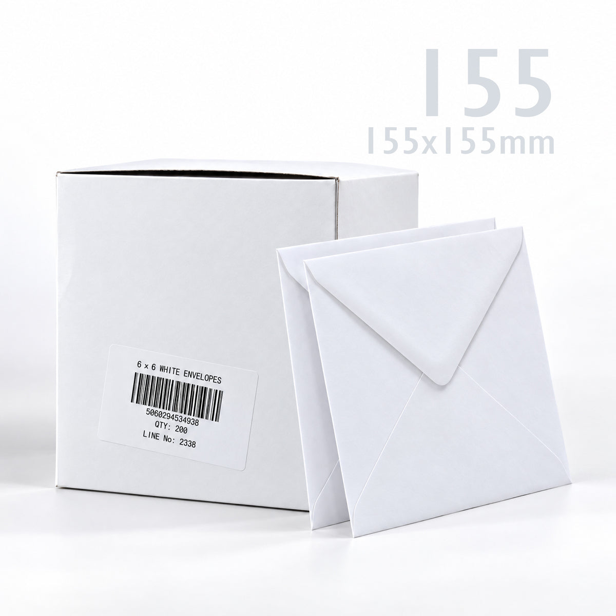Sobres Blancos 100 g/m² pack de 200 unidades