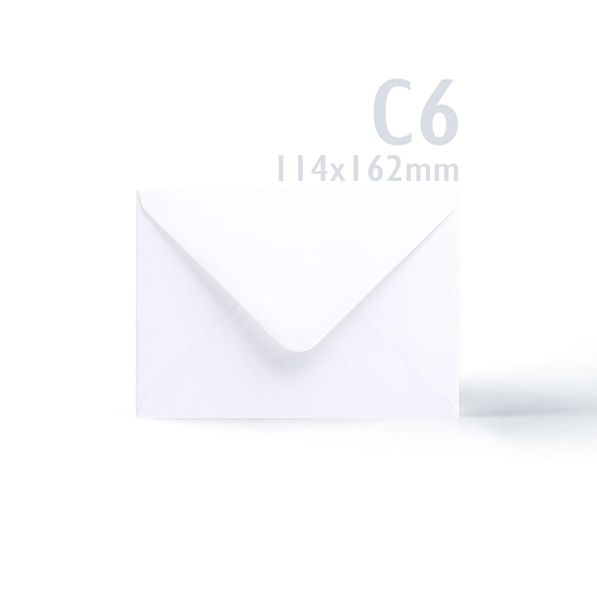 Pack de tarjetas de 300 g/m² y sobres blancos de 100g/m² con textura lisa