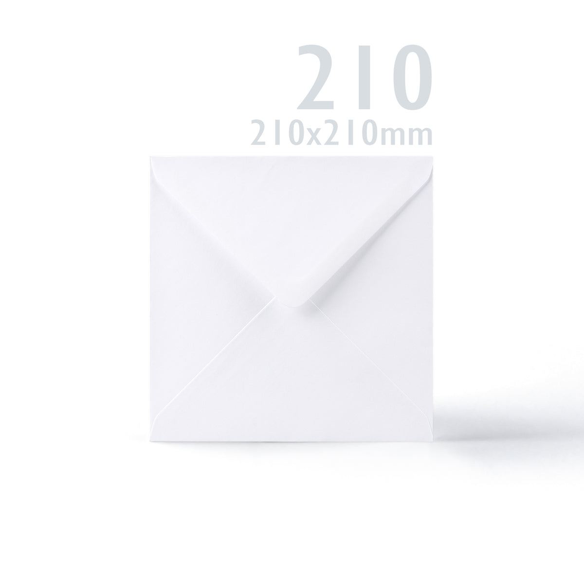 Pack de tarjetas de 300 g/m² y sobres blancos de 100g/m² con textura lisa