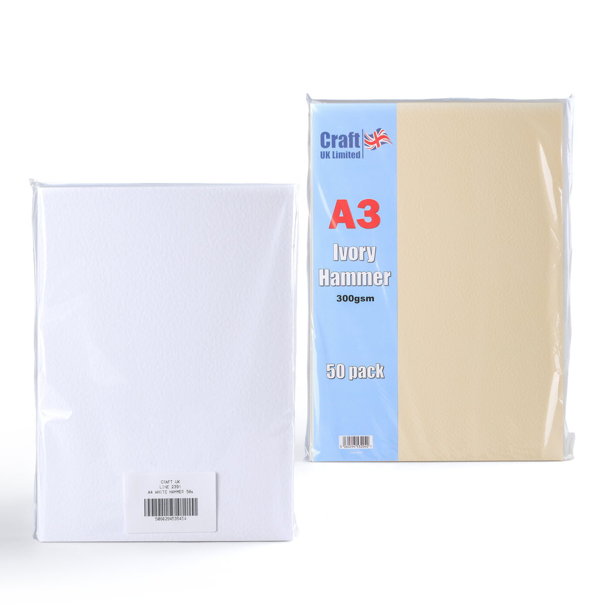 Tarjeta Martillada 300 g/m² pack de 50 unidades