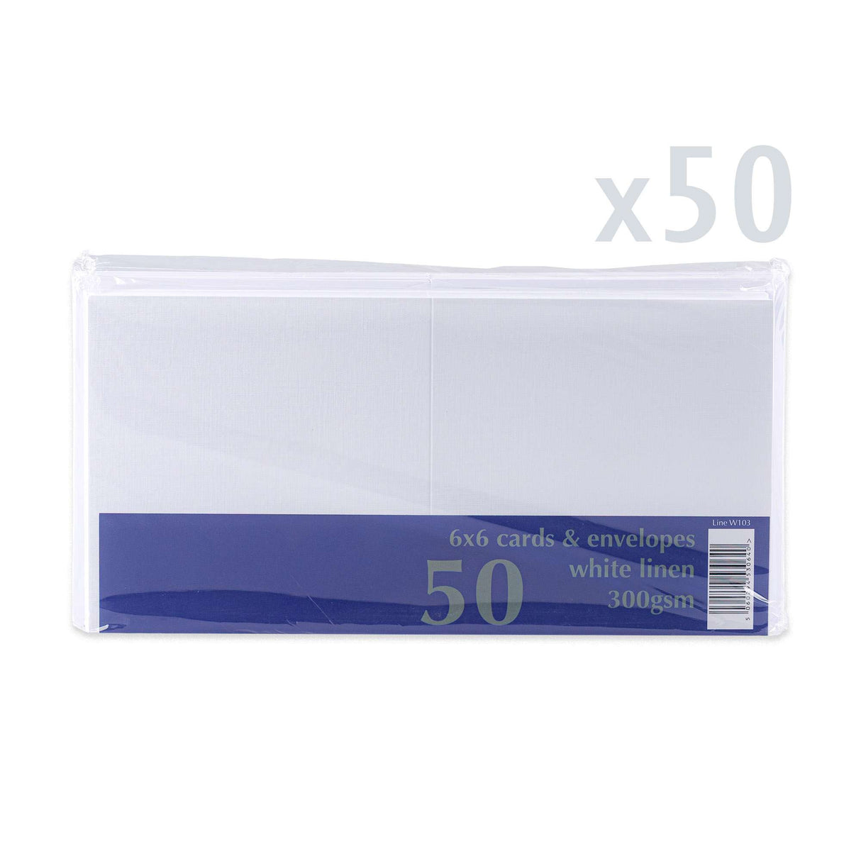 Pack de tarjetas y sobres con textura lino