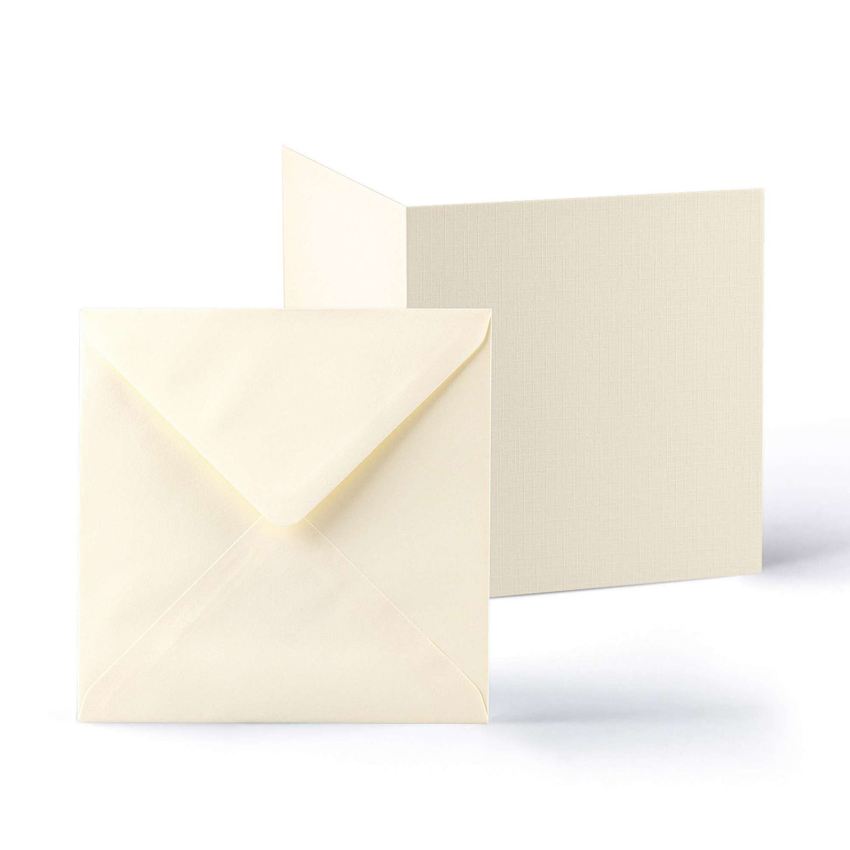 Pack de tarjetas y sobres con textura lino