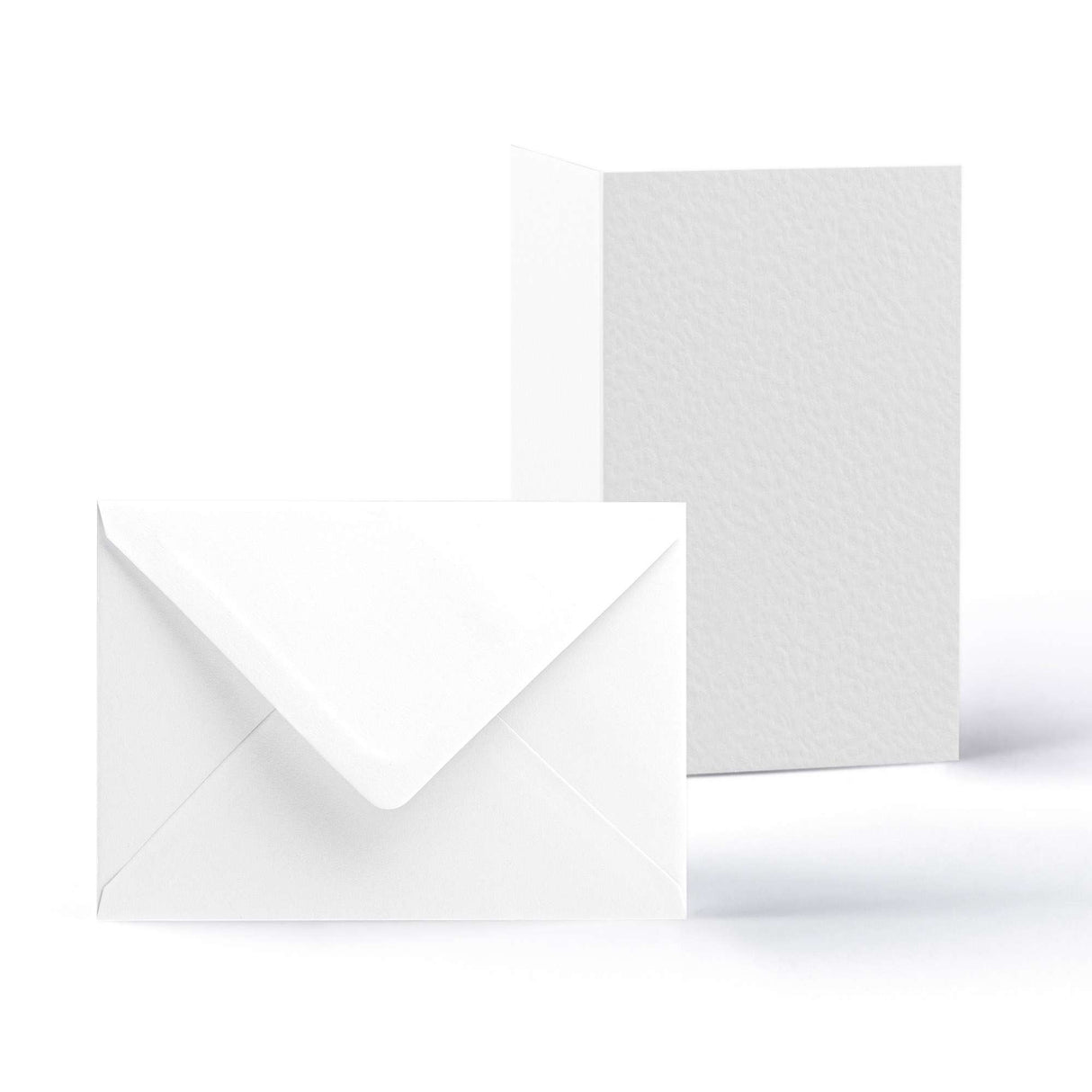Pack de tarjetas y sobres con textura martillada