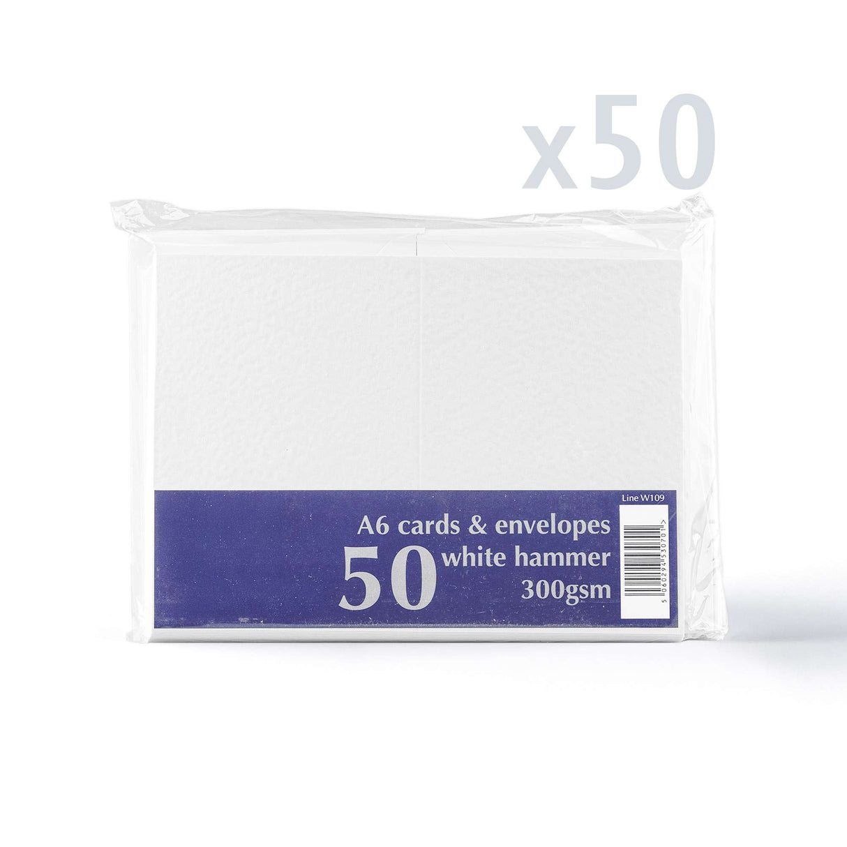 Pack de tarjetas y sobres con textura martillada