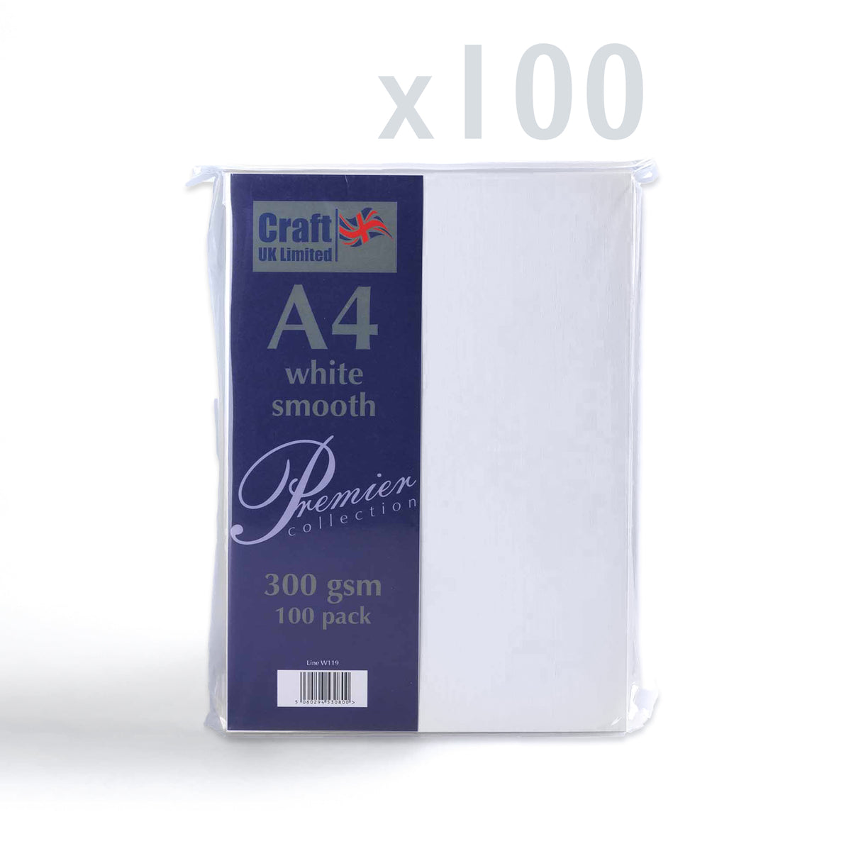 Tarjeta 300 g/m² pack de 100 unidades