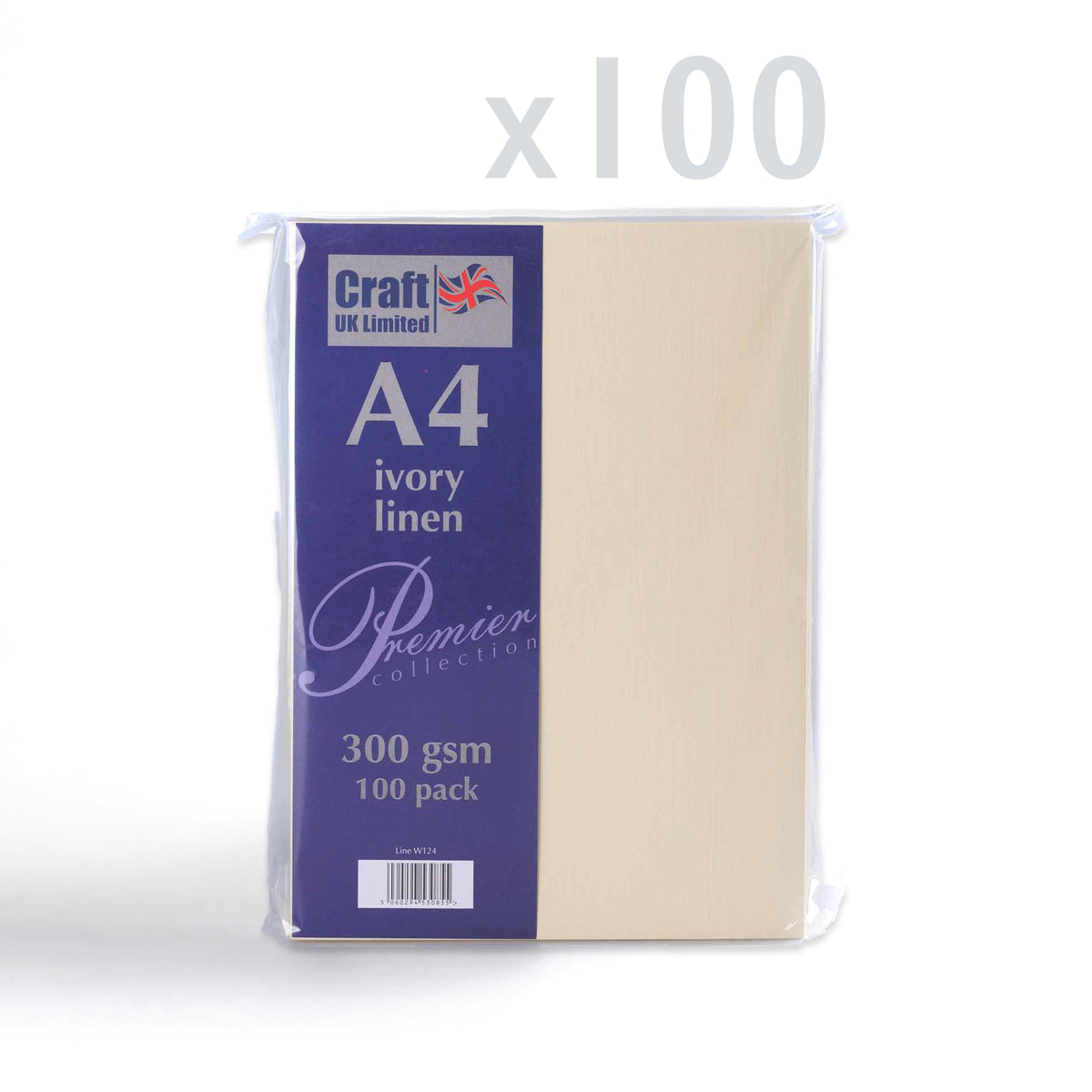 Tarjeta 300 g/m² pack de 100 unidades