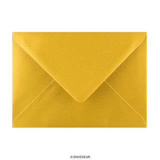 Sobre dorado metalizado de 125x175 mm