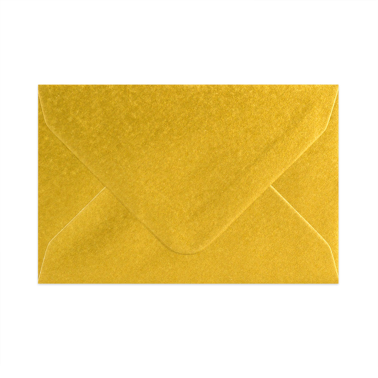 Sobre dorado metalizado de 62x94 mm