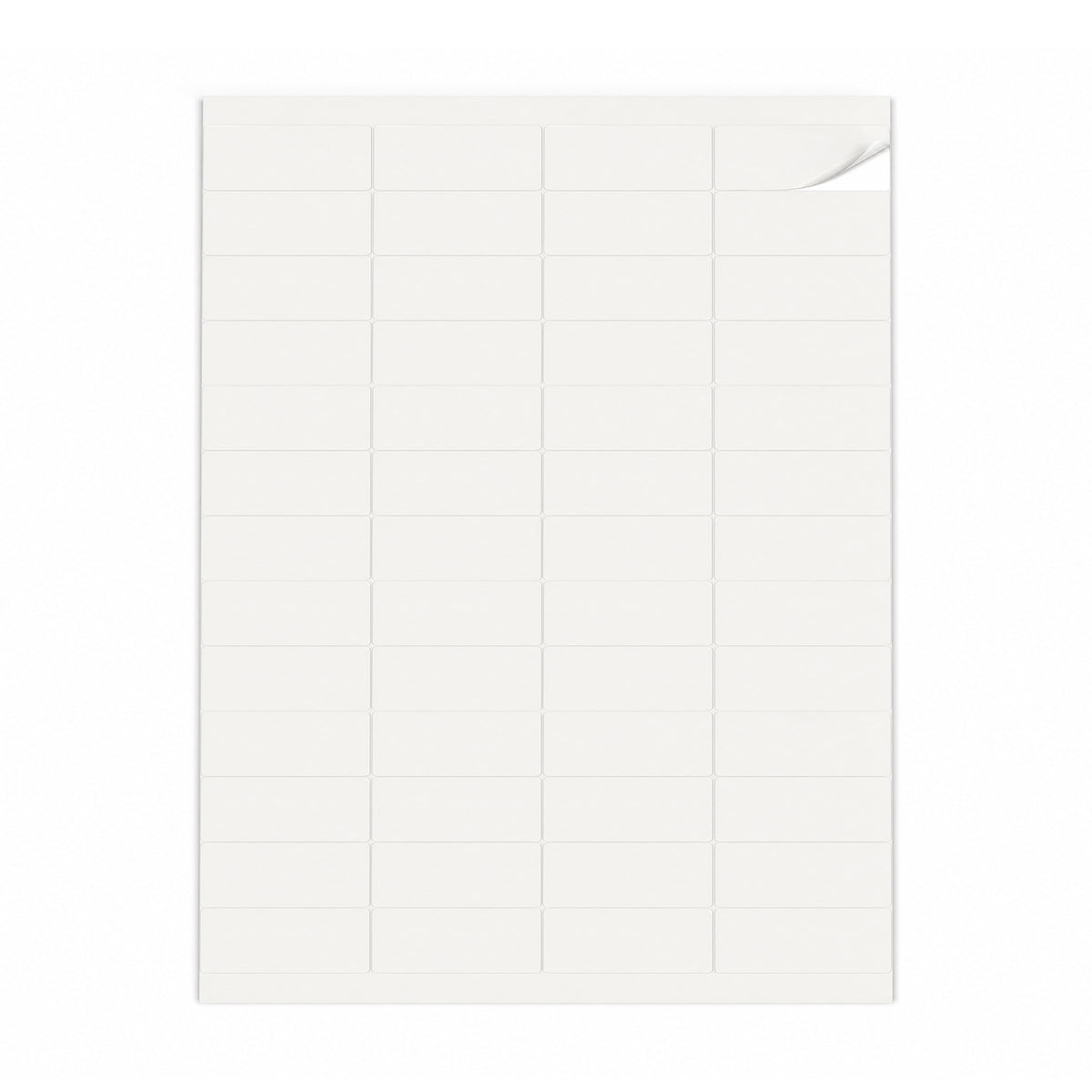 Packs de etiquetas blancas XS - 100 hojas