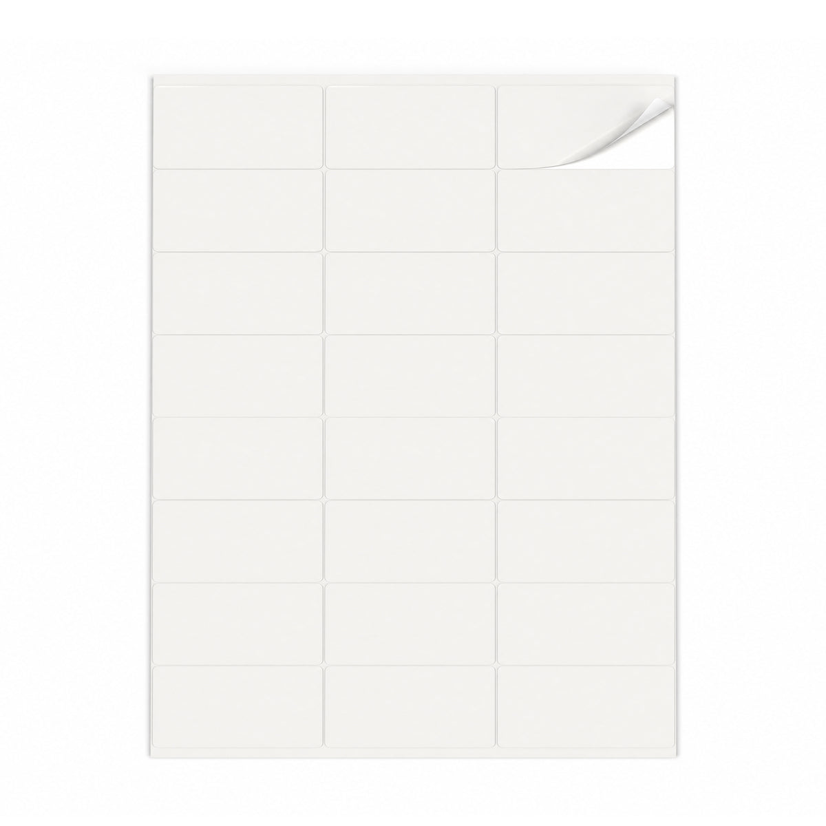 Packs de etiquetas blancas S - 100 hojas