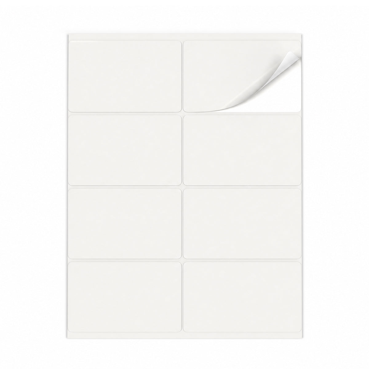 Packs de etiquetas blancas ML - 100 hojas