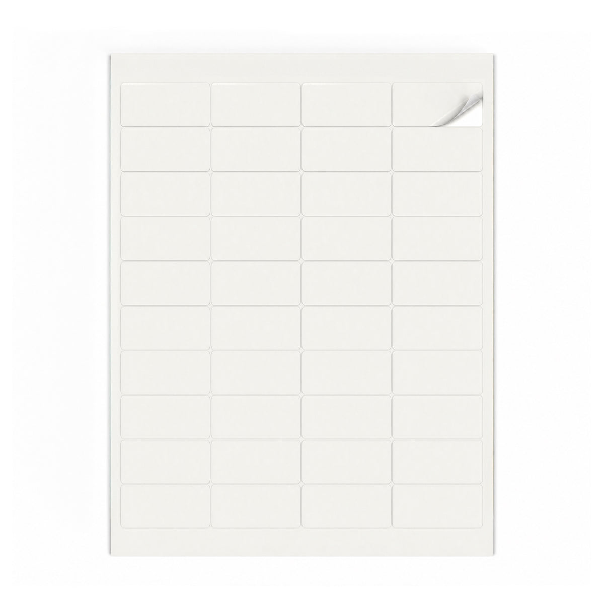 Packs de etiquetas blancas XS - 100 hojas