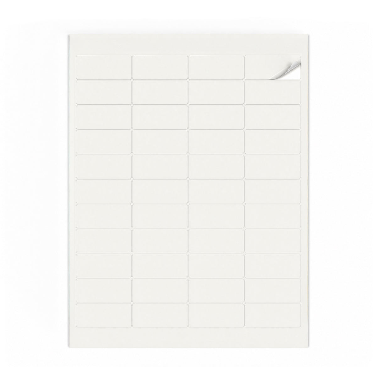 Packs de etiquetas blancas XS - 100 hojas