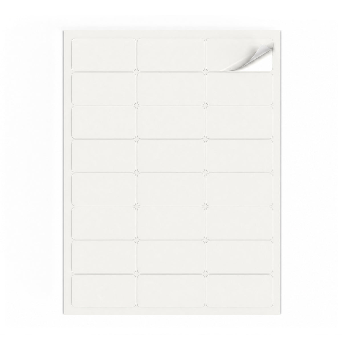 Packs de etiquetas blancas S - 100 hojas
