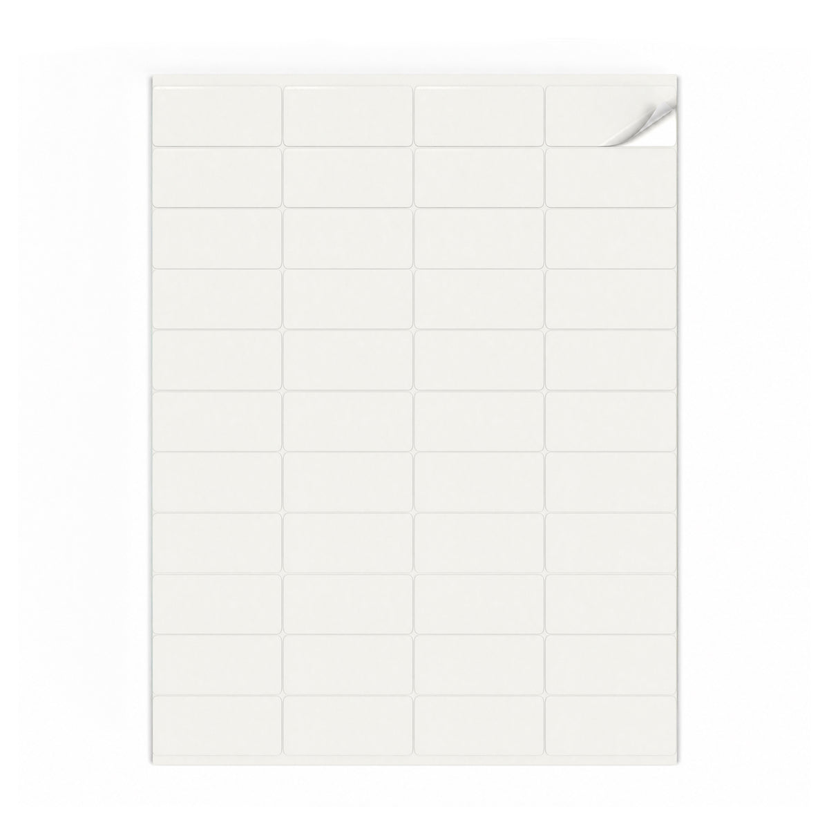 Packs de etiquetas blancas XS - 100 hojas