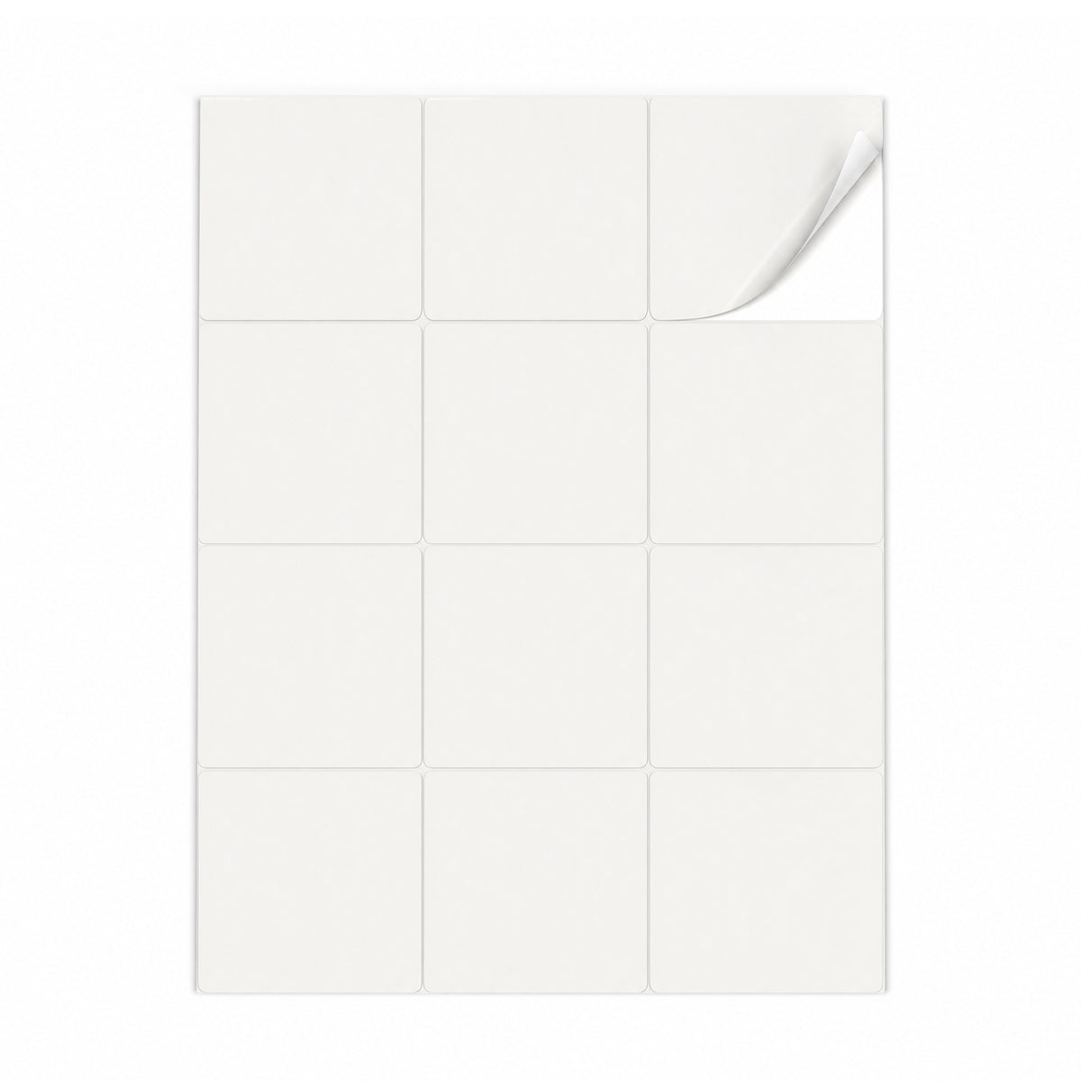 Packs de etiquetas blancas ML - 100 hojas
