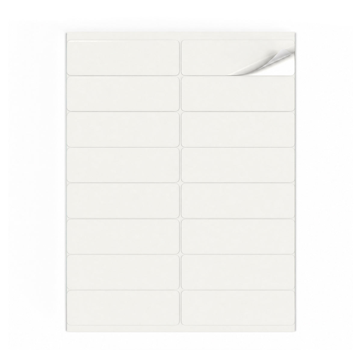 Packs de etiquetas blancas M - 100 hojas