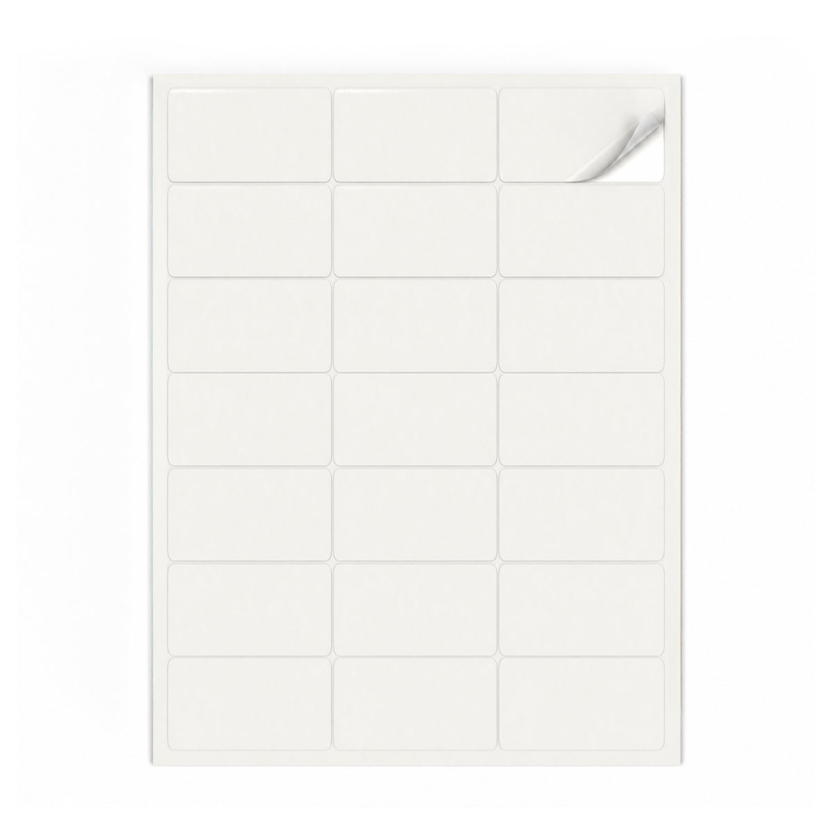 Packs de etiquetas blancas S - 100 hojas