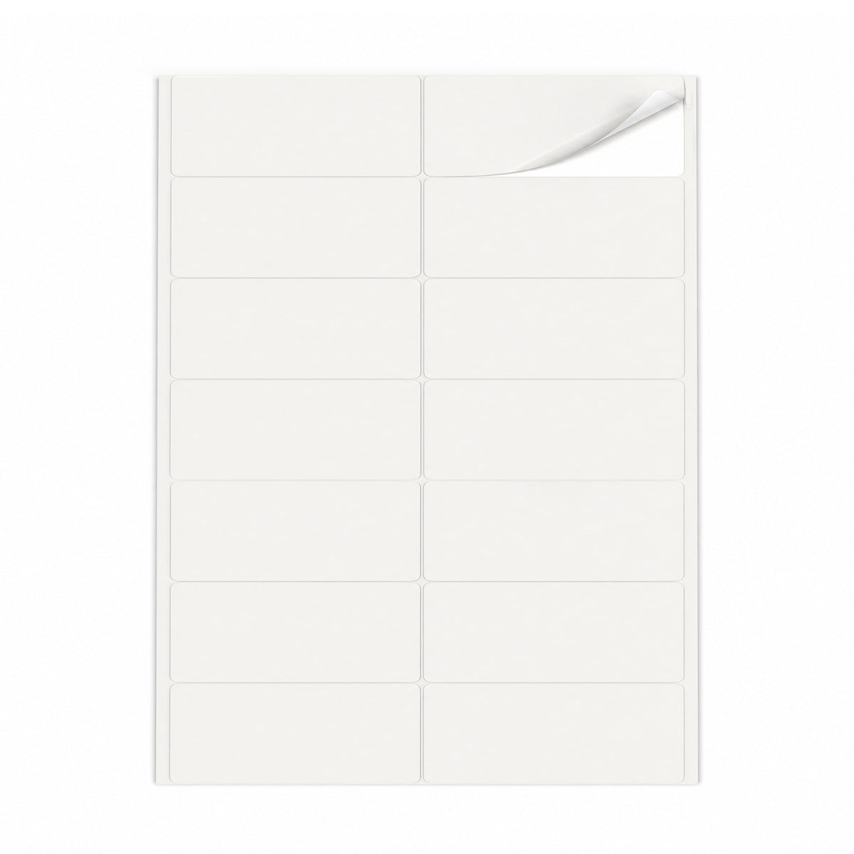 Packs de etiquetas blancas M - 100 hojas