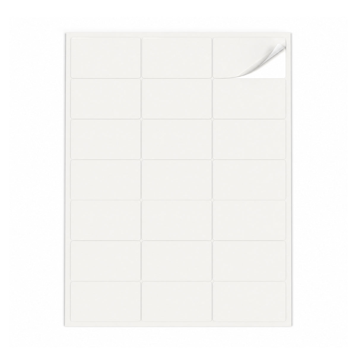 Packs de etiquetas blancas S - 100 hojas