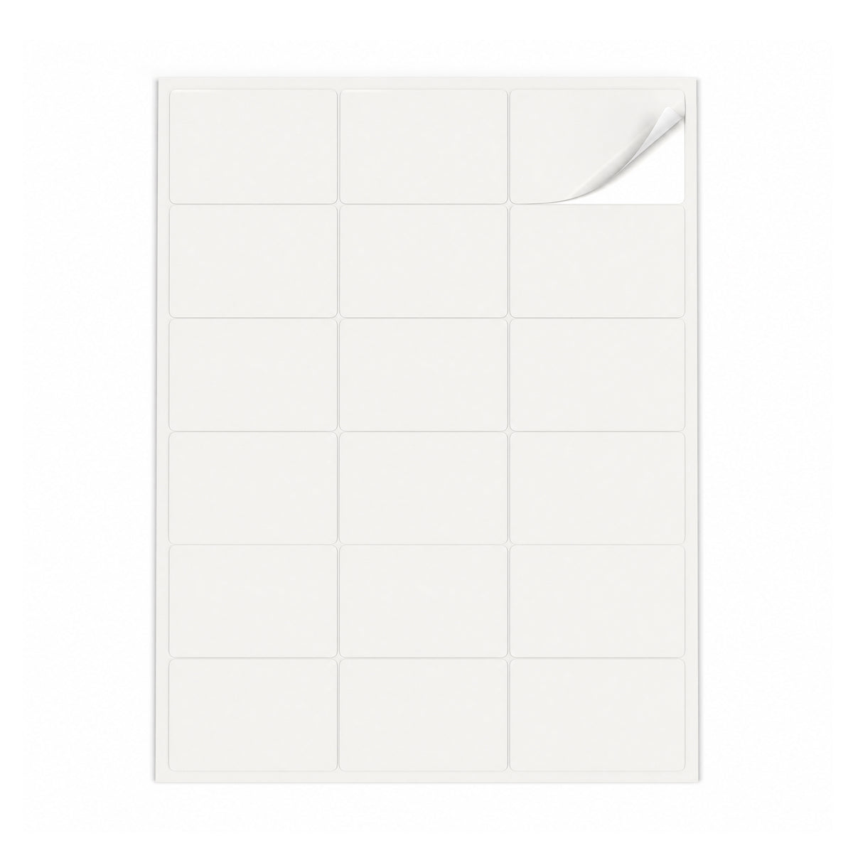 Packs de etiquetas blancas S - 100 hojas