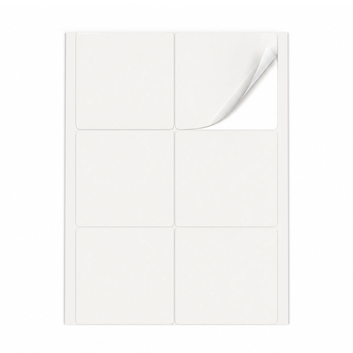 Packs de etiquetas blancas L - 100 hojas