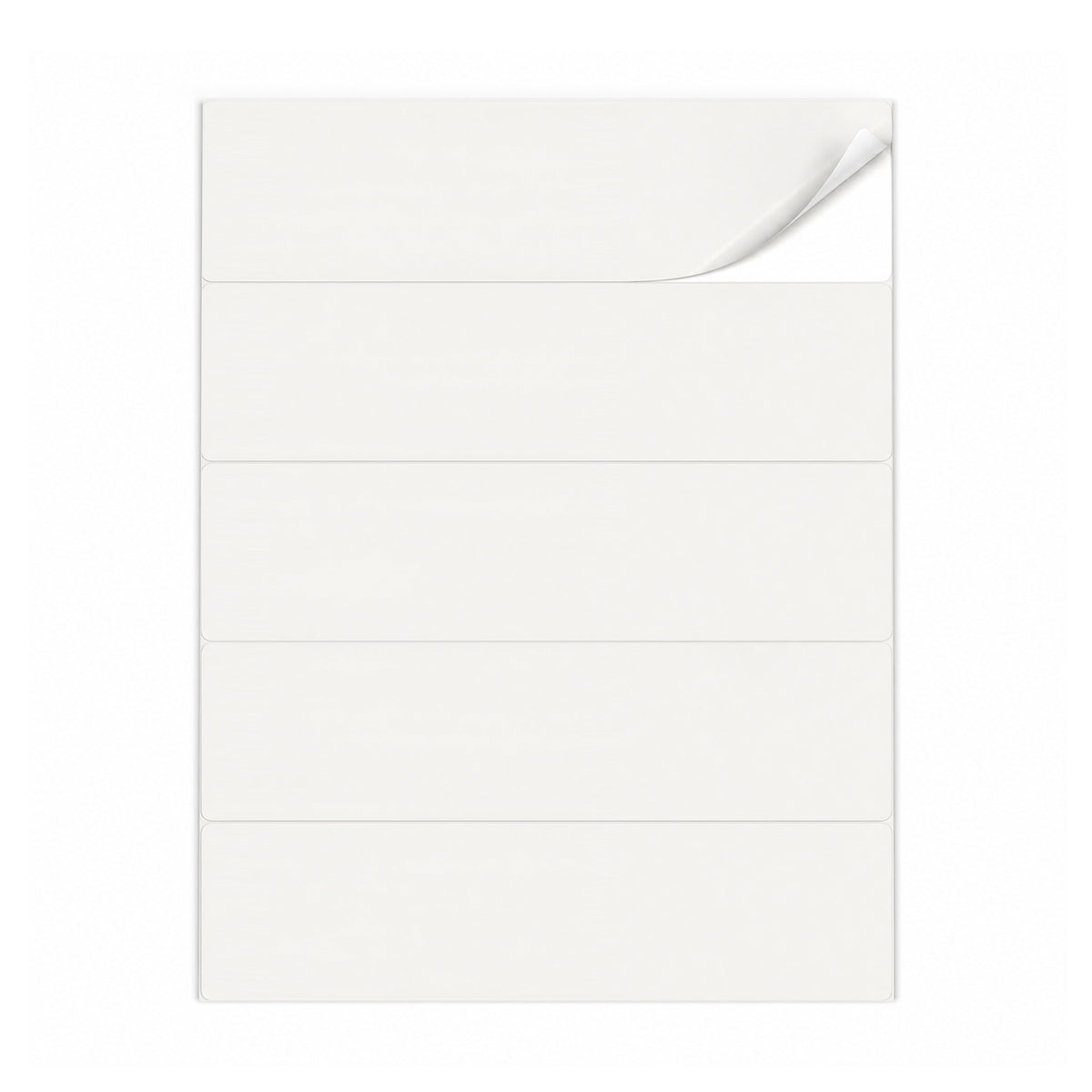 Packs de etiquetas blancas L - 100 hojas