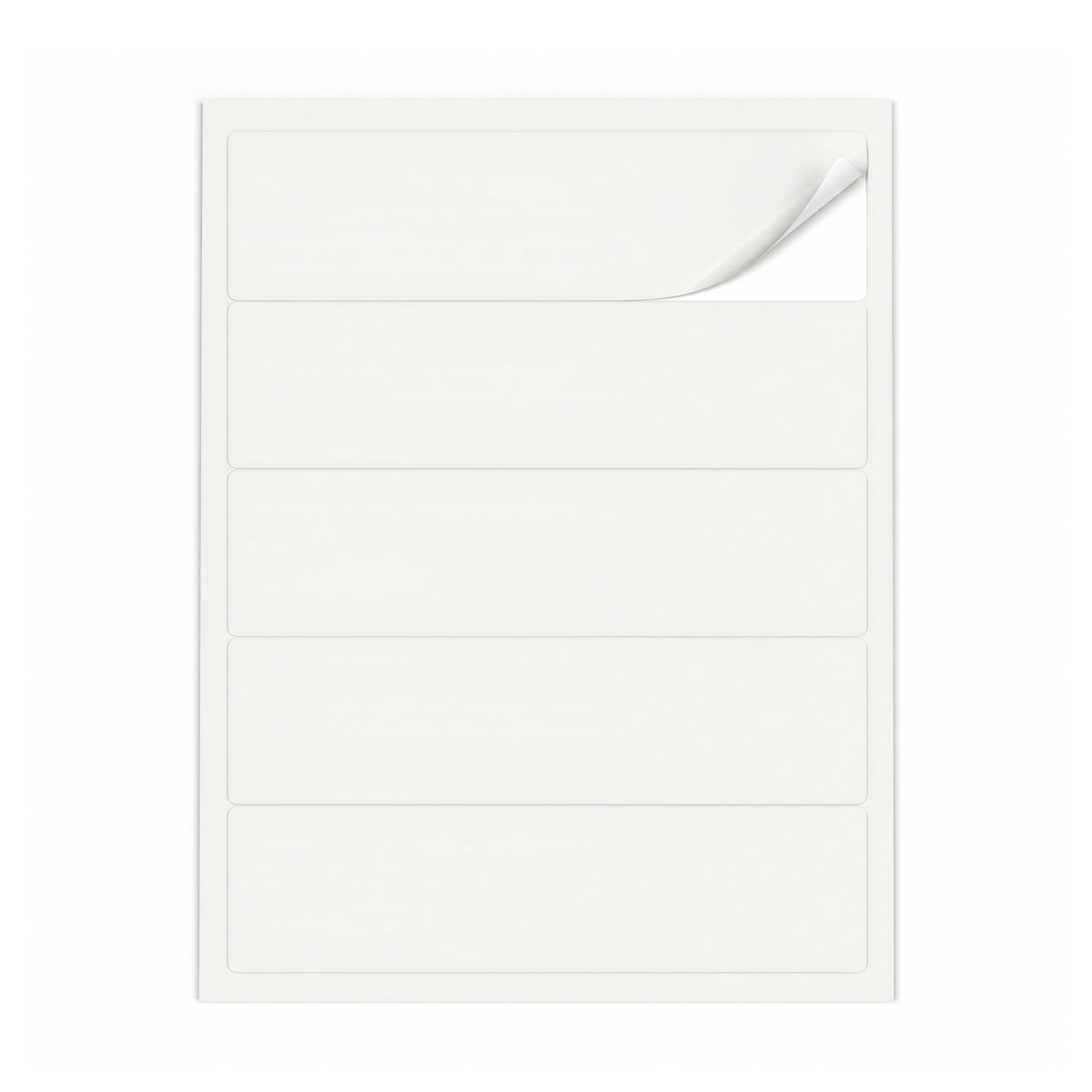 Packs de etiquetas blancas L - 100 hojas