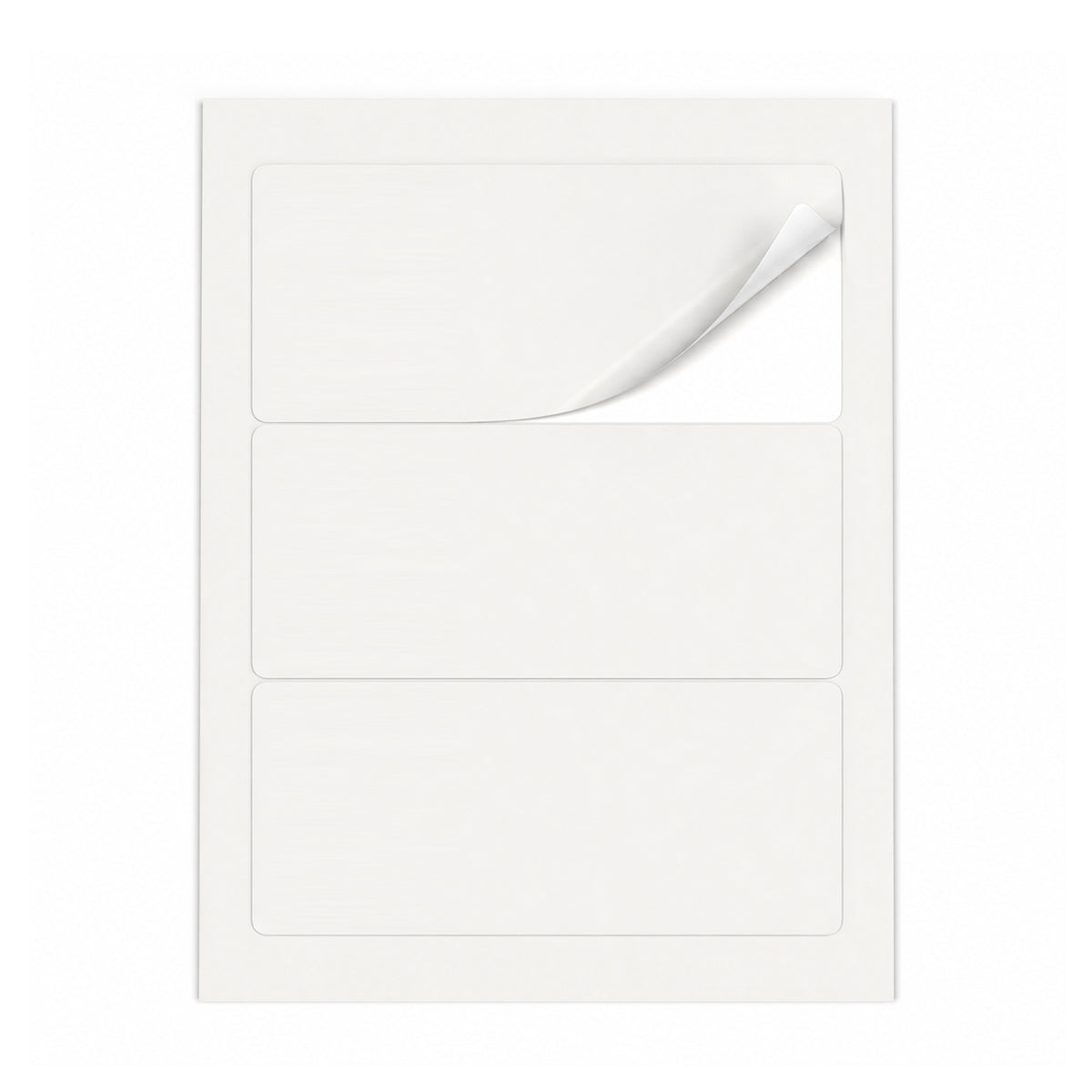 Packs de etiquetas blancas L - 100 hojas