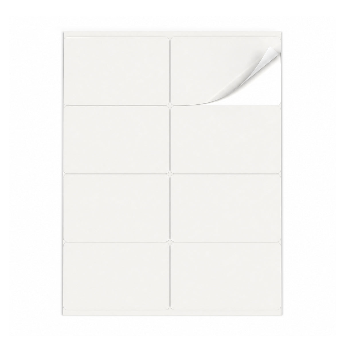 Packs de etiquetas blancas ML - 100 hojas