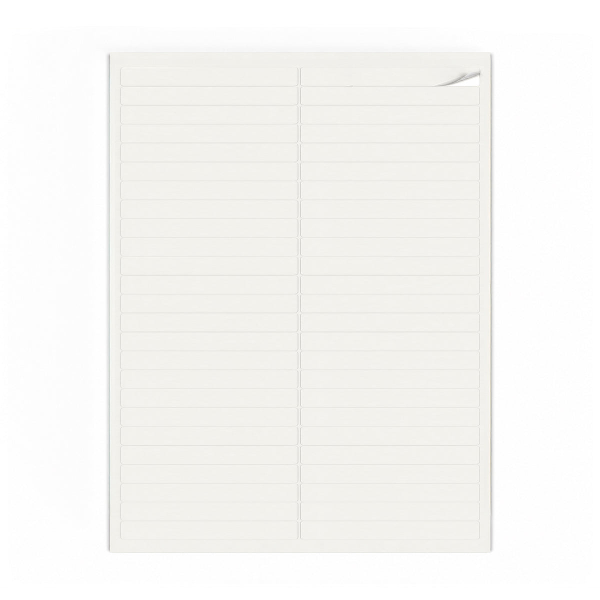 Packs de etiquetas blancas XS - 100 hojas