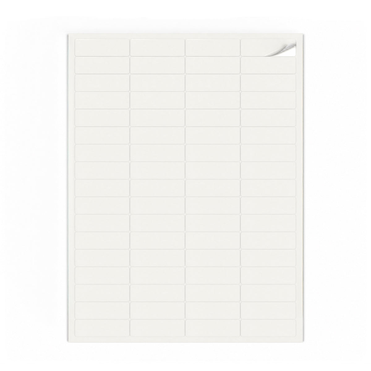 Packs de etiquetas blancas XS - 100 hojas
