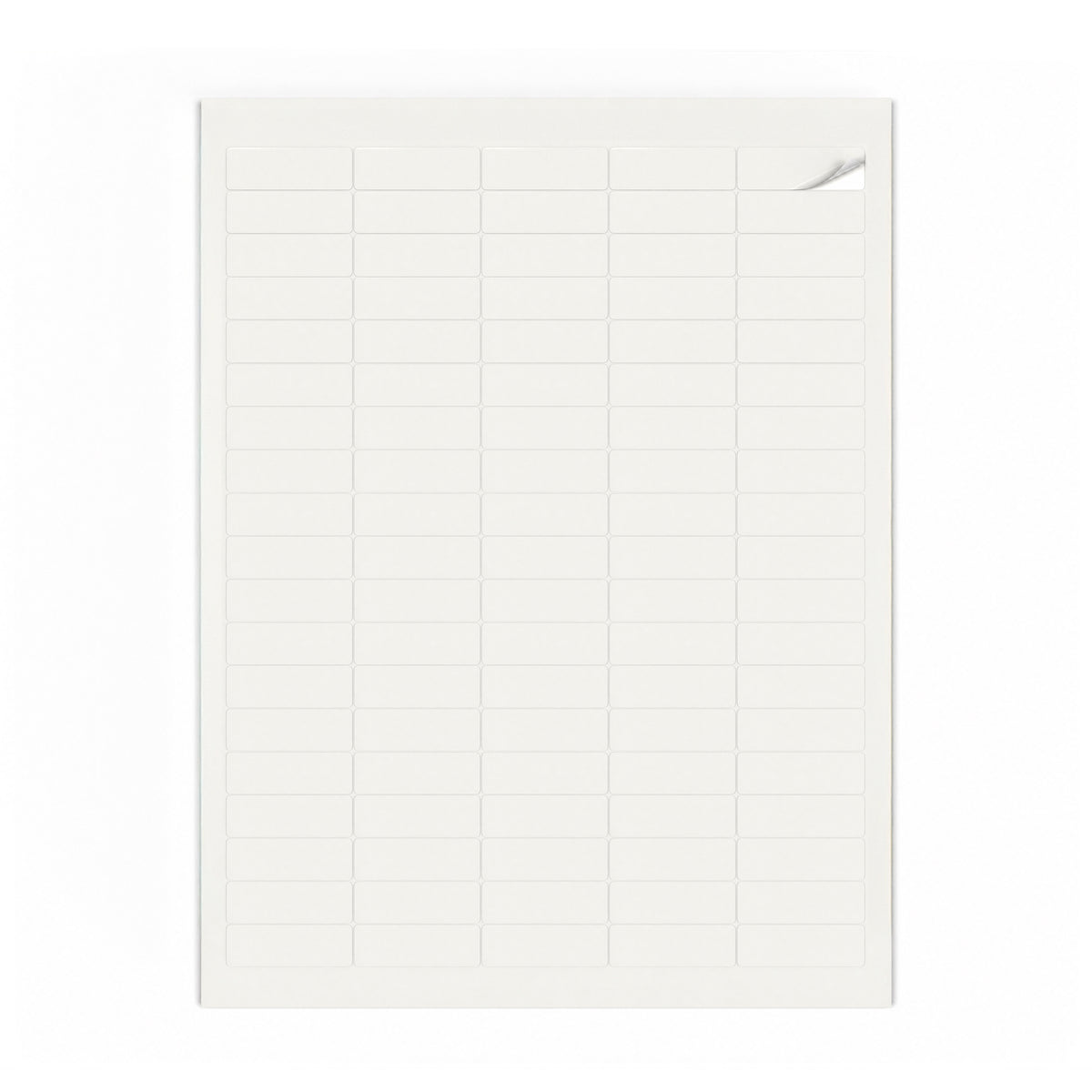 Packs de etiquetas blancas XS - 100 hojas