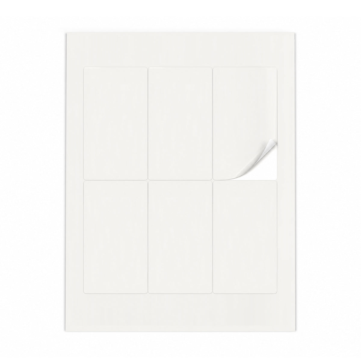Packs de etiquetas blancas ML - 100 hojas
