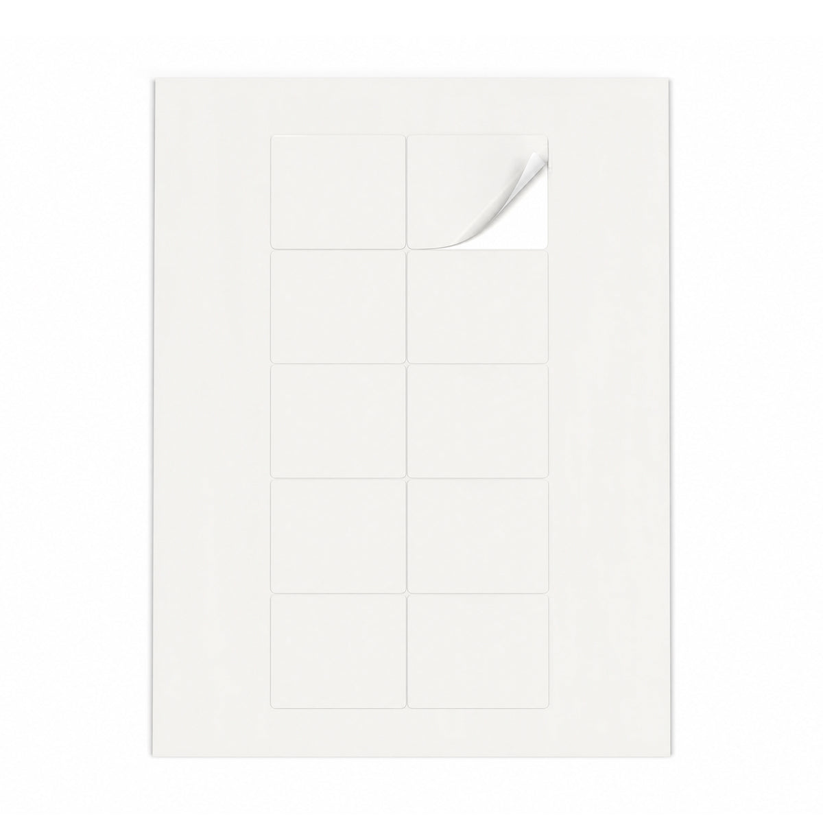 Packs de etiquetas blancas M - 100 hojas