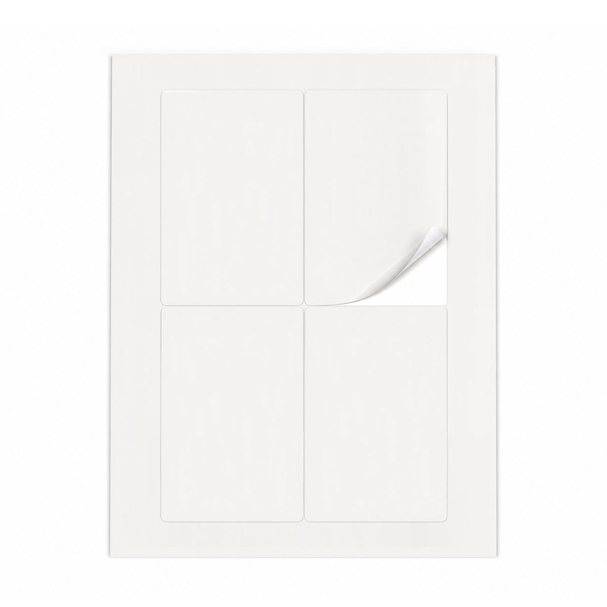 Packs de etiquetas blancas ML - 100 hojas